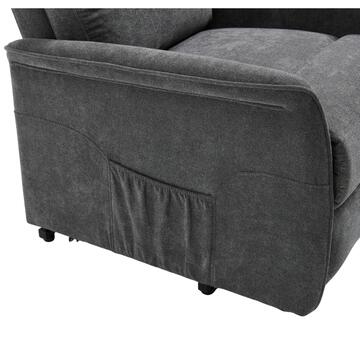 Poltrona Motorizzata Essenza Grigia - 1 Motore + Telecomando... - Marino Fa Mercato