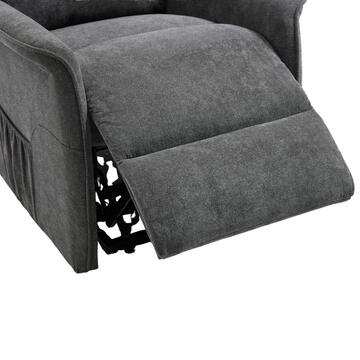 Poltrona Motorizzata Essenza Grigia - 1 Motore + Telecomando... - Marino Fa Mercato