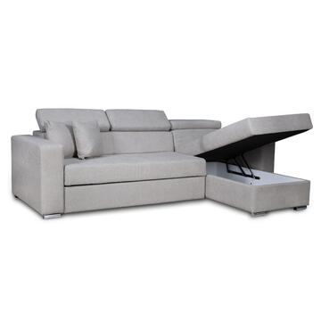 Divano Letto Laura Angolare Tortora - 3 Posti - Reversibile... - Marino Fa Mercato