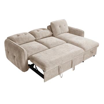 Divano Letto Angolare 3 Posti Reversibile Quincy Beige... - Marino Fa Mercato