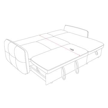 Divano Letto Angolare 3 Posti Reversibile Quincy Arancione... - Marino Fa Mercato