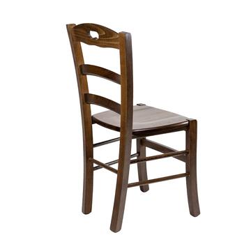 Sedia Tradizionale Savoia in Legno Colore Noce - con... - Marino Fa Mercato