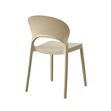 Sedia Fortis Kaki in Polipropilene - 47x58 h78 cm -... - Marino Fa Mercato