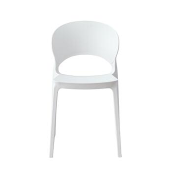 Sedia Fortis Bianca in Polipropilene - 47x58 h78 cm... - Marino Fa Mercato