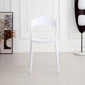 Sedia Xena Bianca in Polipropilene - 43x46 h77 cm -... - Marino Fa Mercato