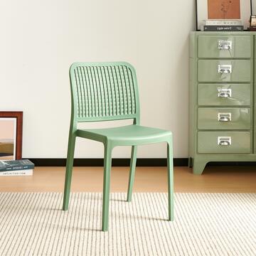 Sedia Moderna Impilabile Turw Verde in Polipropilene 48x45 h79 cm - per Soggiorno, Ufficio, Bar, Ristorante