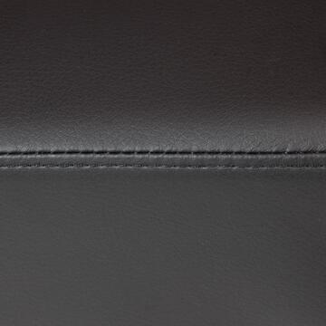 Sedia Moderna Nancy in Ecopelle Nera 44x48 h 100 cm