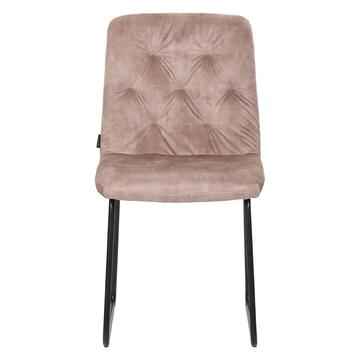 Sedia Moderna Imbottita Oria Tortora 61x45cm h 84 cm