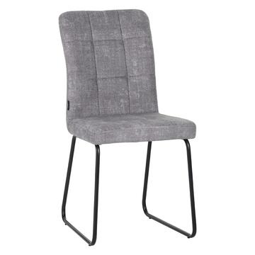 Sedia Moderna Imbottita Munia Grigia 44x59 h 88 cm