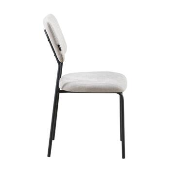 Sedia Moderna Plinia Grigie 53x43 h84 cm con Gambe... - Marino Fa Mercato