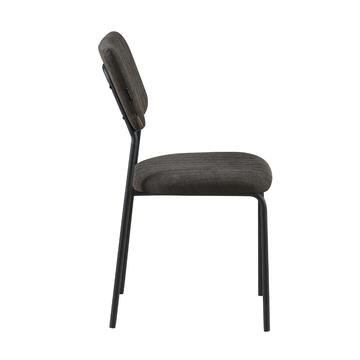 Sedia Moderna Plinia Nera 53x43 h84 cm con Gambe in... - Marino Fa Mercato