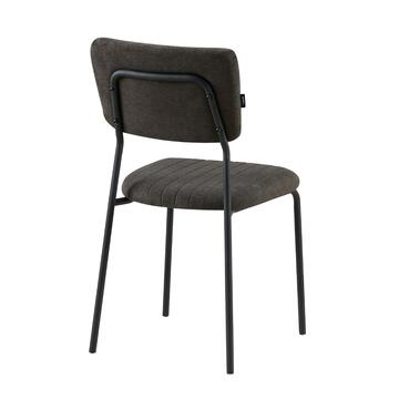 Sedia Moderna Plinia Nera 53x43 h84 cm con Gambe in... - Marino Fa Mercato