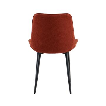 Sedia Moderna Zora Arancione - 58x53 h84 cm - per Sala... - Marino Fa Mercato