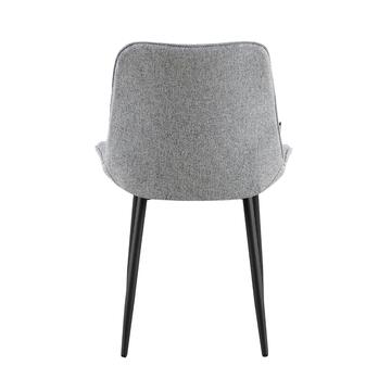 Sedia Moderna Zora Grigia - 58x53 h84 cm - per Sala... - Marino Fa Mercato