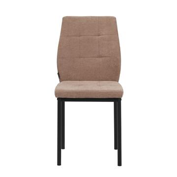 Sedia Moderna Nocciola in Poliestere Effetto Tramato... - Marino Fa Mercato