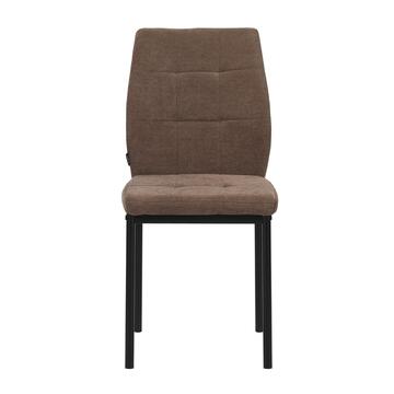 Sedia Moderna Marrone in Poliestere Effetto Tramato... - Marino Fa Mercato