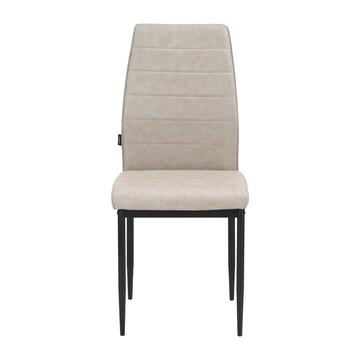 Sedia Moderna Imbottita Soria Beige 43,5x50 h 96 cm,... - Marino Fa Mercato