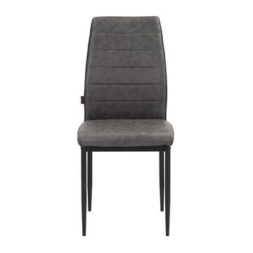 Sedia Moderna Imbottita Soria Grigia 43,5x50 h 96 cm,... - Marino Fa Mercato