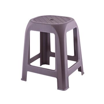 Sgabello Multiuso in Polipropilene - 41x35x46cm - Nero/Tortora/Bianco (Scegli il colore dopo l'ordine)