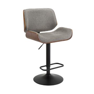 Sgabello Vidar con Elevazione a Gas 52x95x48 cm - Grigio