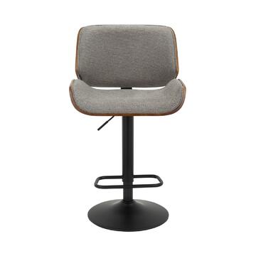 Sgabello Vidar con Elevazione a Gas 52x95x48 cm - Grigio - Marino Fa Mercato