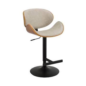 Sgabello Earland con Elevazione a Gas 52x93x54 cm - Tortora