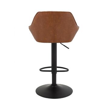 Sgabello Aren con Elevazione a Gas 52x87x47 cm - Marrone - Marino Fa Mercato