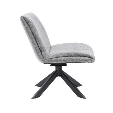 Poltrona Moderna Swiry Grigia 77x78x65cm - Marino Fa Mercato