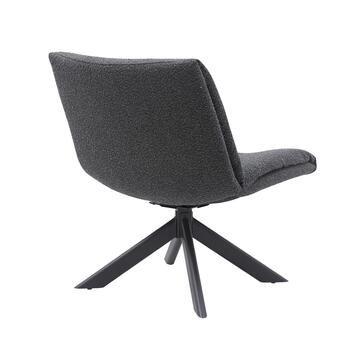 Poltrona Moderna Swiry Antracite 77x78x65cm - Marino Fa Mercato