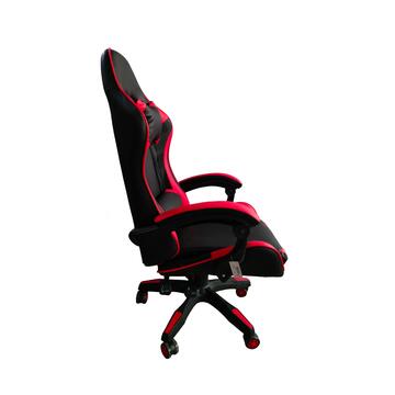 Poltrona da Gaming Rossa/Nera con Schienale Regolabile,... - Marino Fa Mercato