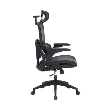 Poltrona da Ufficio Nera Ergonomica Kinetika con Ruote,... - Marino Fa Mercato