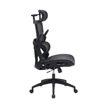 Poltrona da Ufficio Nera Ergonomica Kinetika con Ruote,... - Marino Fa Mercato