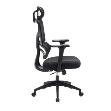 Poltrona da Ufficio Nera Ergonomica Regent con Ruote,... - Marino Fa Mercato