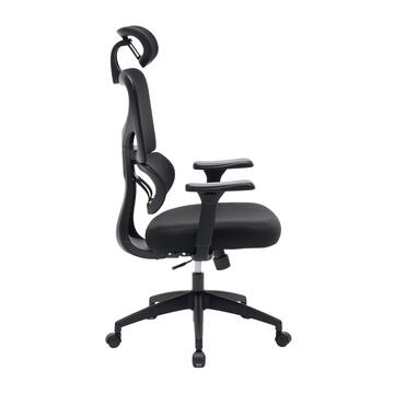 Poltrona da Ufficio Nera Ergonomica Regent con Ruote,... - Marino Fa Mercato