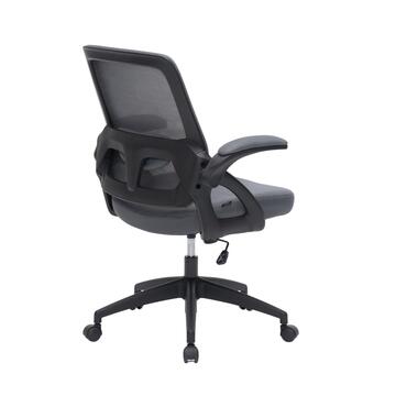 Poltrona da Ufficio Grigia Vixer con Ruote e Braccioli... - Marino Fa Mercato