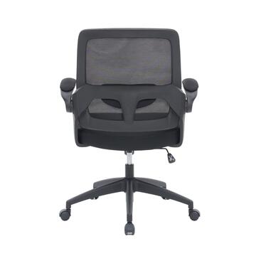 Poltrona da Ufficio Nera Vixer con Ruote e Braccioli... - Marino Fa Mercato