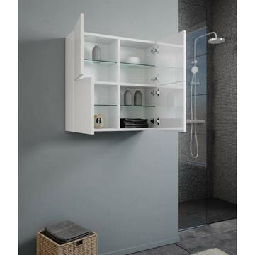 Mobile pensile 4 ante Cubotto Bianco Lucido - Marino Fa Mercato