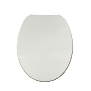 Sedile Copri Tavoletta WC Bianco Lucido - 37x5x43,5 cm - Universale - per Bagno