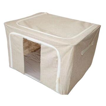 Contenitore Scatola Salvaspazio in Tessuto 60x42 h 40 cm - Colori Assortiti