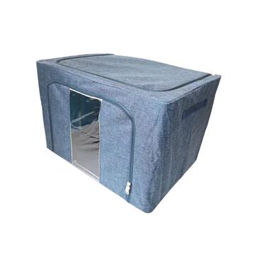 Contenitore Scatola Salvaspazio in Tessuto 40x30 h 20 cm - Colori Assortiti