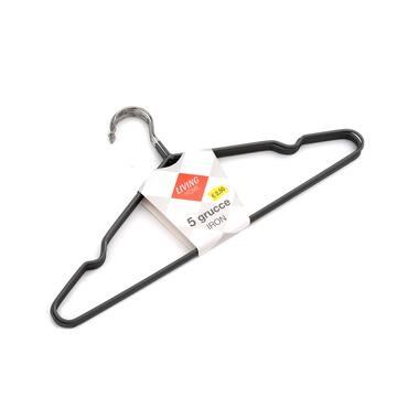 5 grucce / stampelle appendiabiti in ferro - Marino Fa Mercato