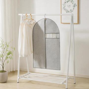 Custodia Porta Abiti Huby 60x100 cm con Zip e Finestra Trasparente