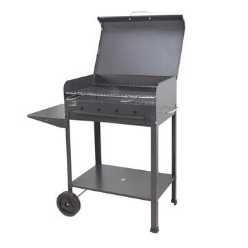 Barbecue BBQ Stella a Carbone 50x40 h91 cm con Coperchio,...