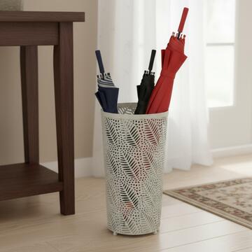 Portaombrelli in Metallo con Motivo Foliage Traforato... - Marino Fa Mercato