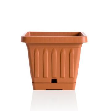 Vaso Terra 40 x 40 cm con sottovaso