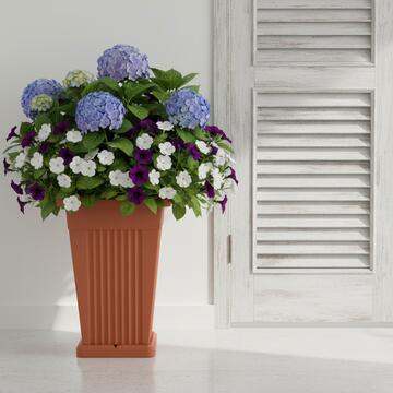 Vaso Piramide con sottovaso