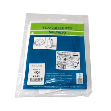 Telo Multiuso Copritutto in Polietilene (HDPE) 4x4 mt