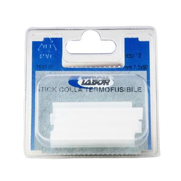 Colla a caldo termofusibile trasparente 7,5 x 50 mm 12 Pz