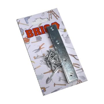 Confezione 4 Piastre Preforate 9,6 cm con Viti