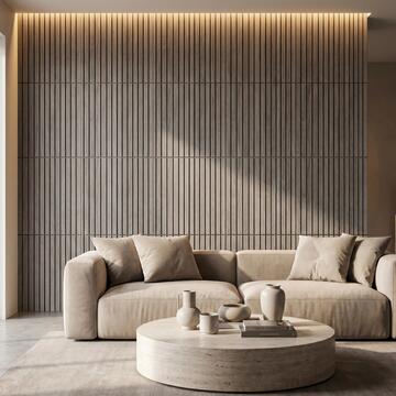 Pannello Acustico Grigio 60x60 cm Fonoassorbente per Parete e Soffitto